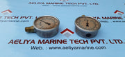 Lot of 2x Enfm 1211 pressure gauge 0-200 psi 0-14 bar