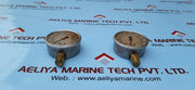 Lot of 2x Enfm 1211 pressure gauge 0-200 psi 0-14 bar