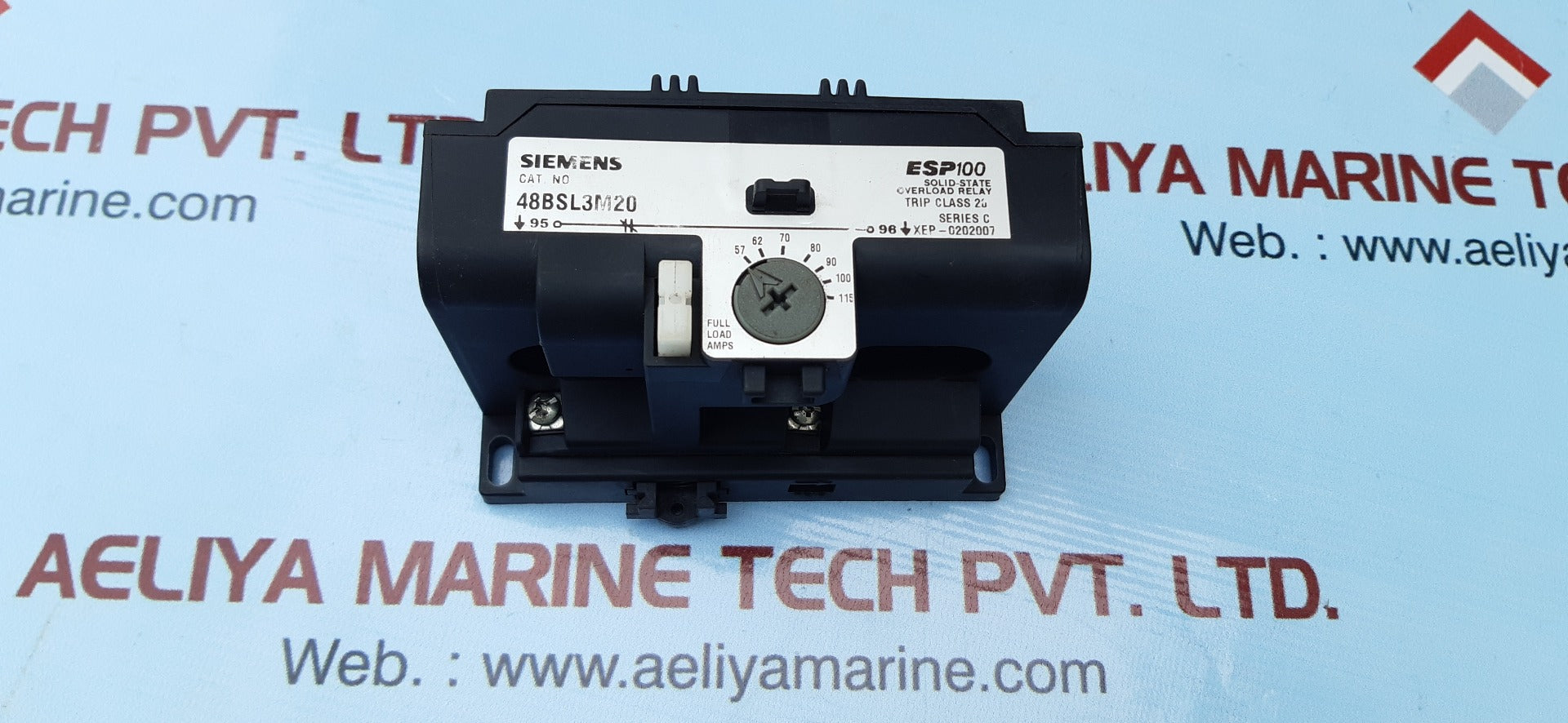 Siemens esp 100 solid-state overload relay 48bsl3m20