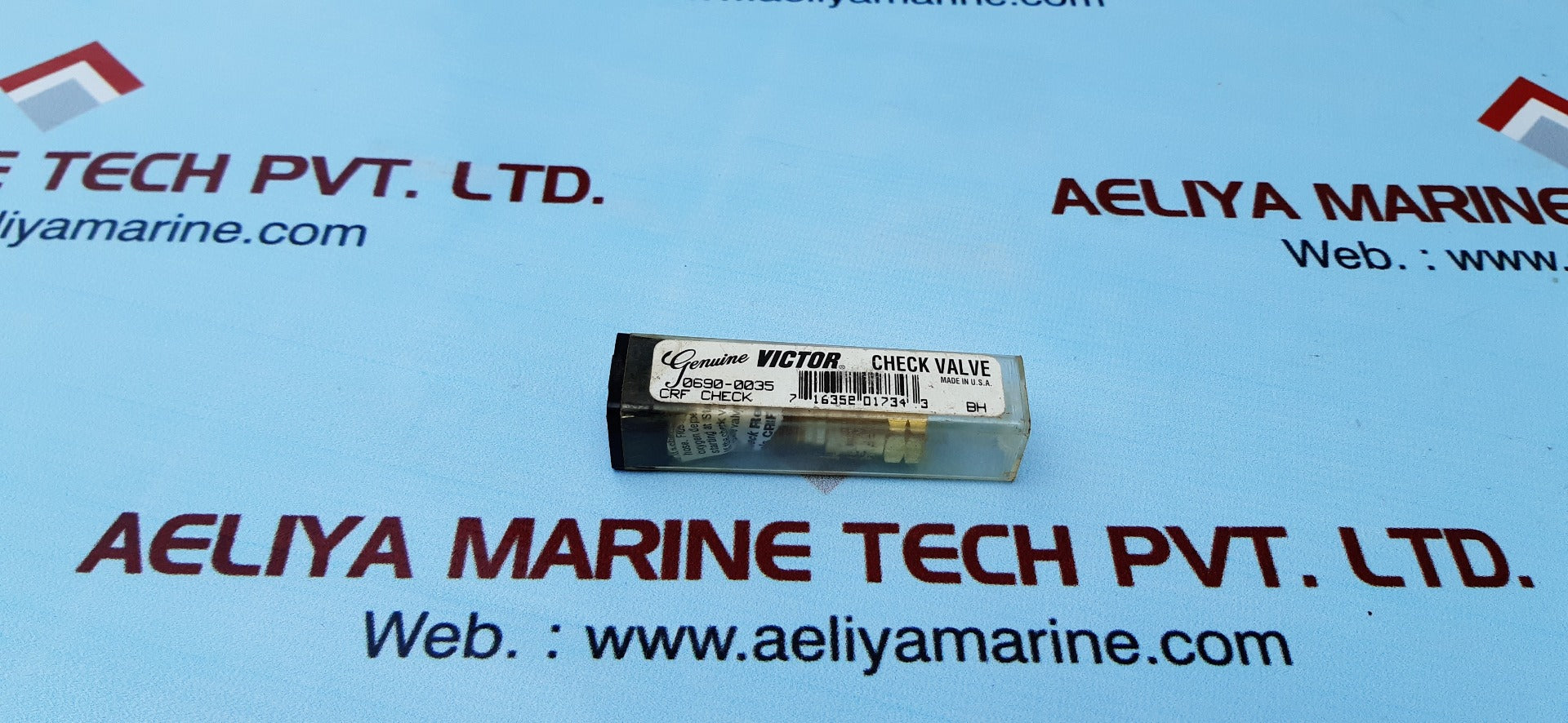 Victor crf back pressure check valve 200 psig max