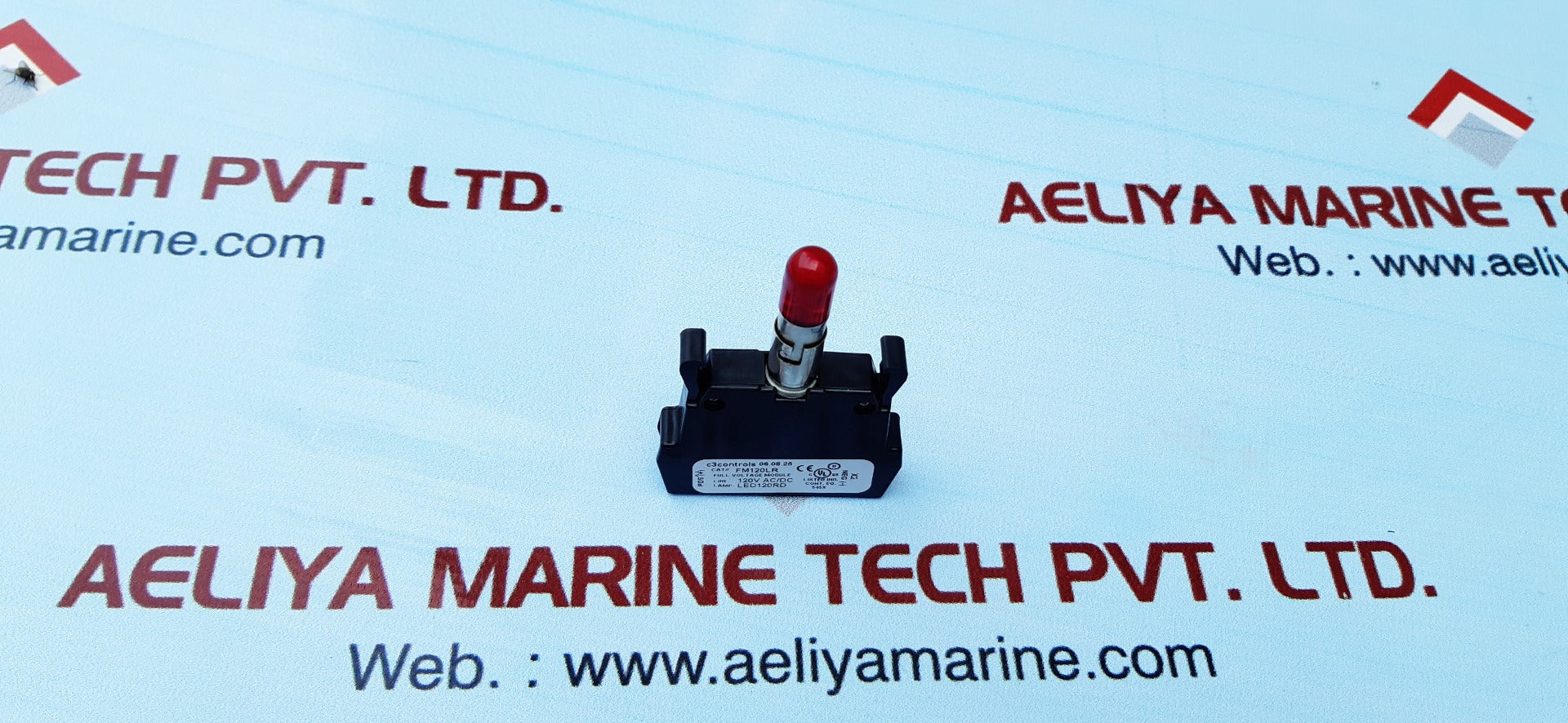 C3 controls fm120lr red led voltage light