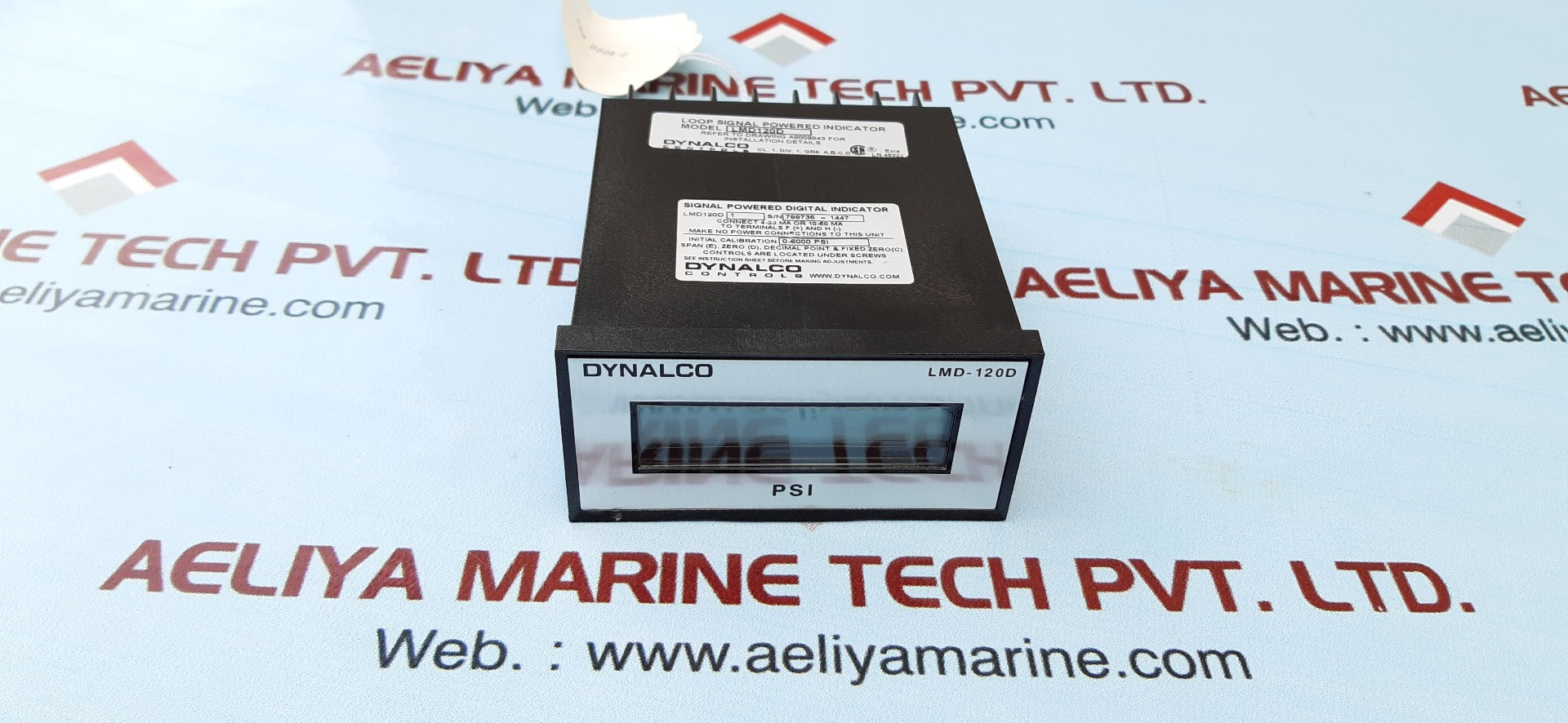 Dynalco lmd120d digital indicator panel meter 0-6000psi