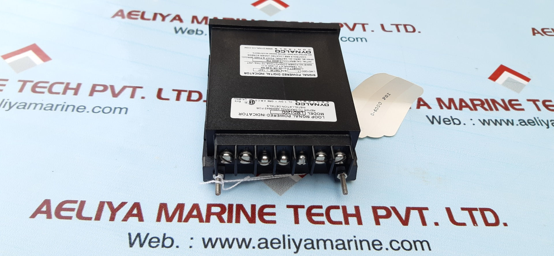 Dynalco lmd120d digital indicator panel meter 0-6000psi