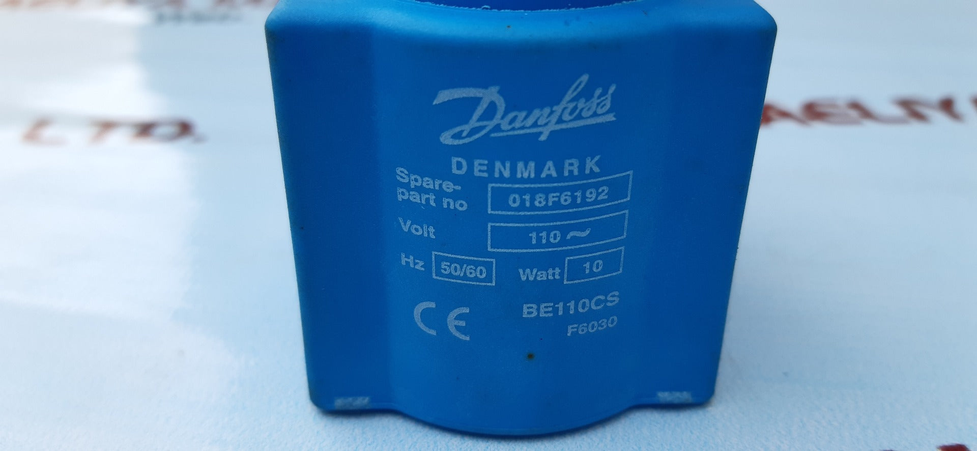 Danfoss 018f6192 solenoid coil 110v 50/60hz