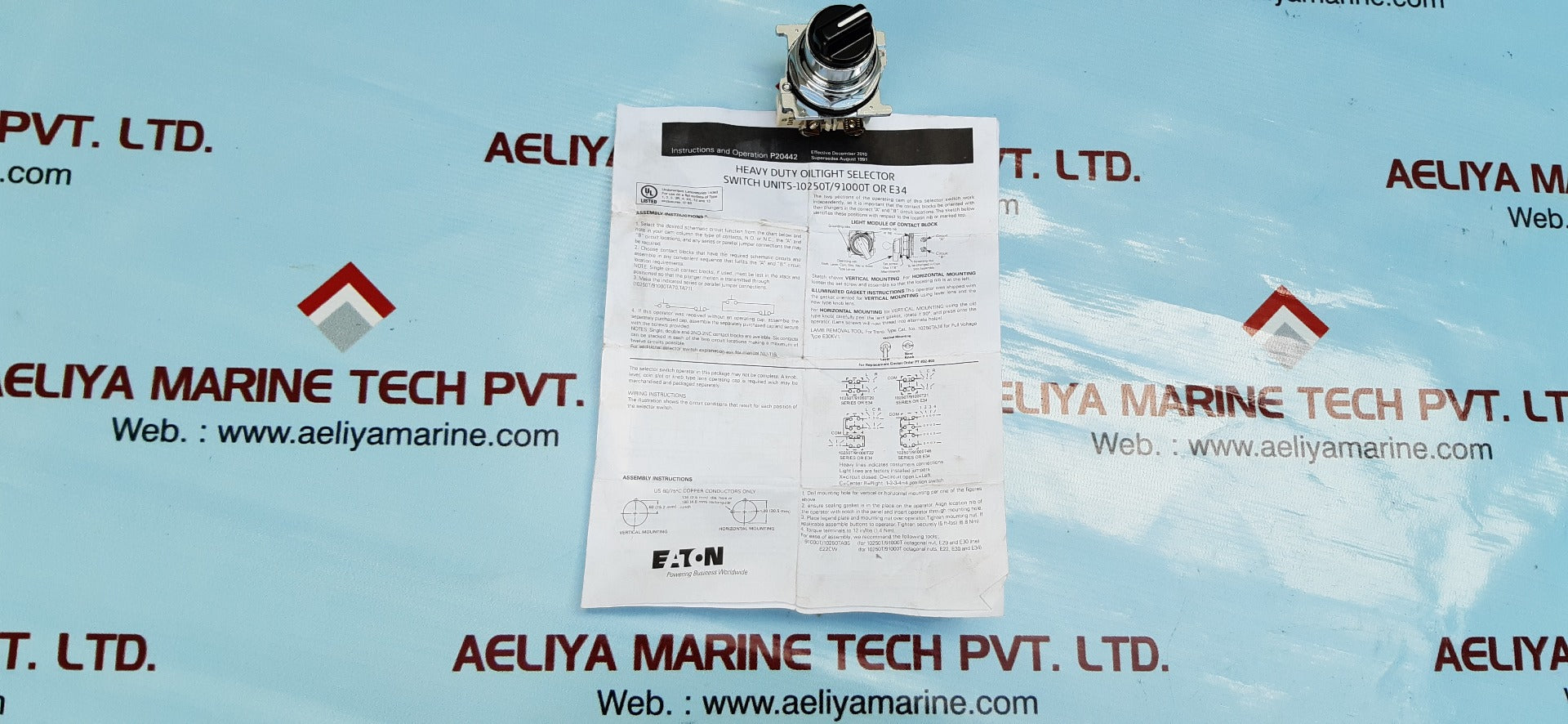 Eaton 10250t/91000t push button series d2