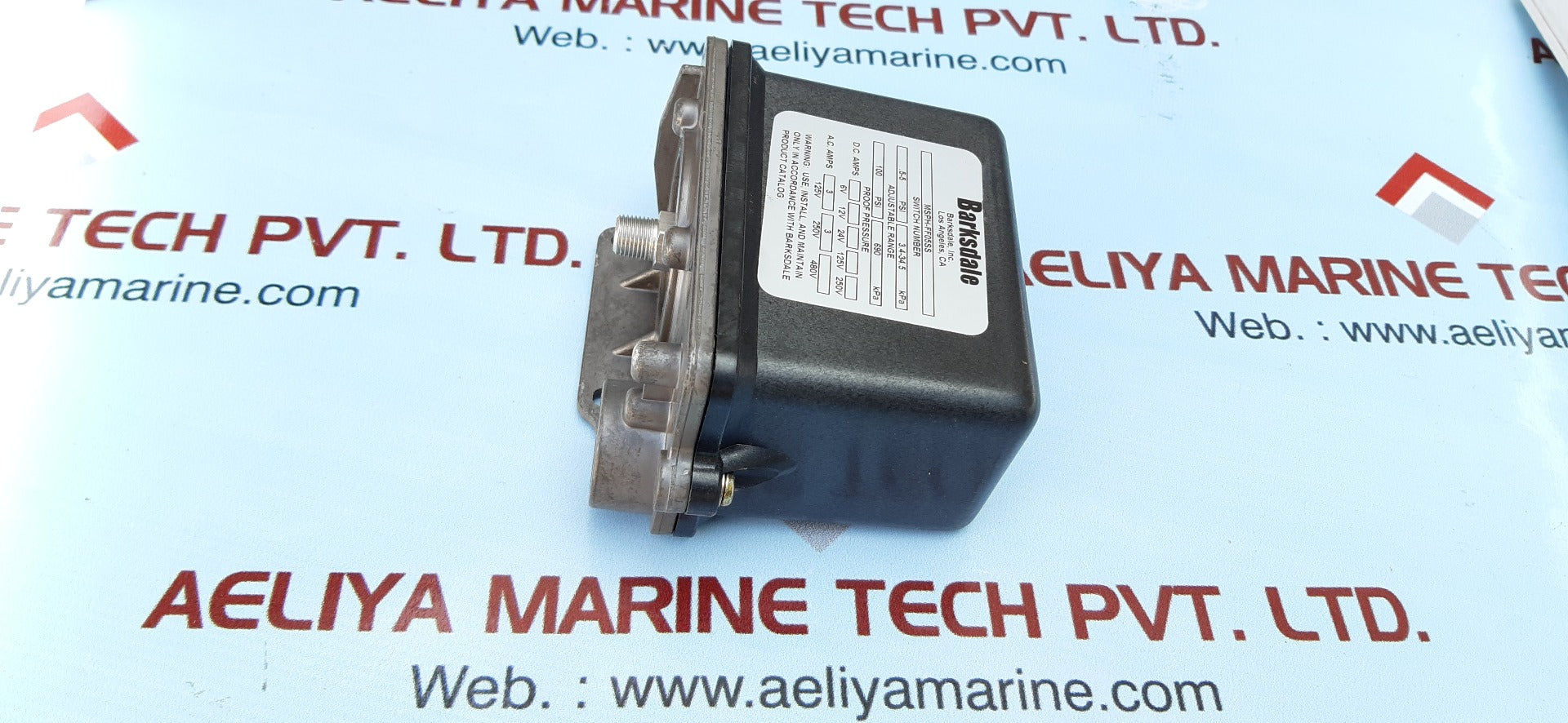 Barksdale msph-ff05ss mechanical pressure switch 100 psi