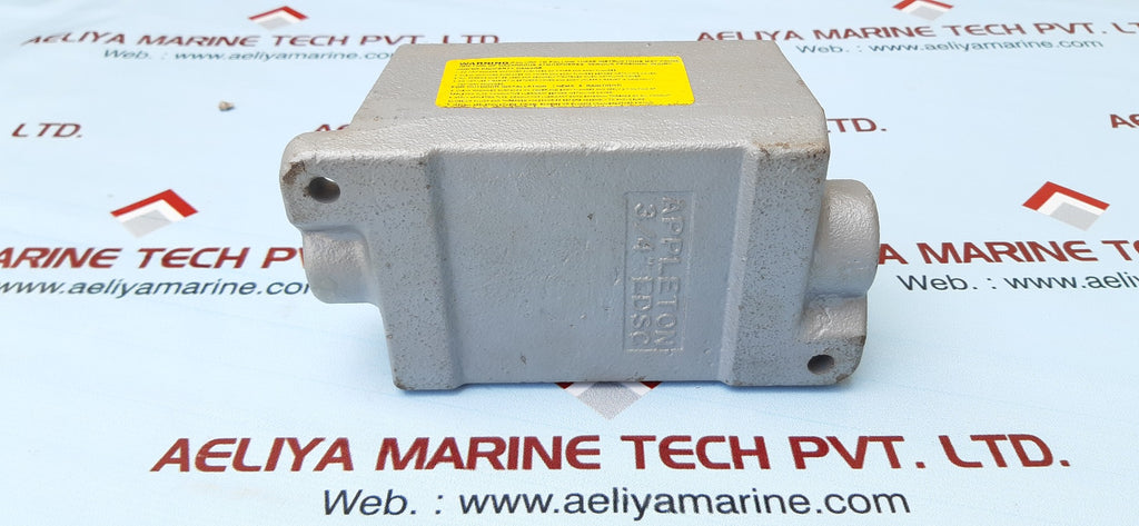 Appleton electric edsc271 mounting body – Aeliya Marine