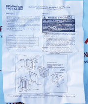 Edwards signaling 869strc-n5 horn strobe,clear,120vac