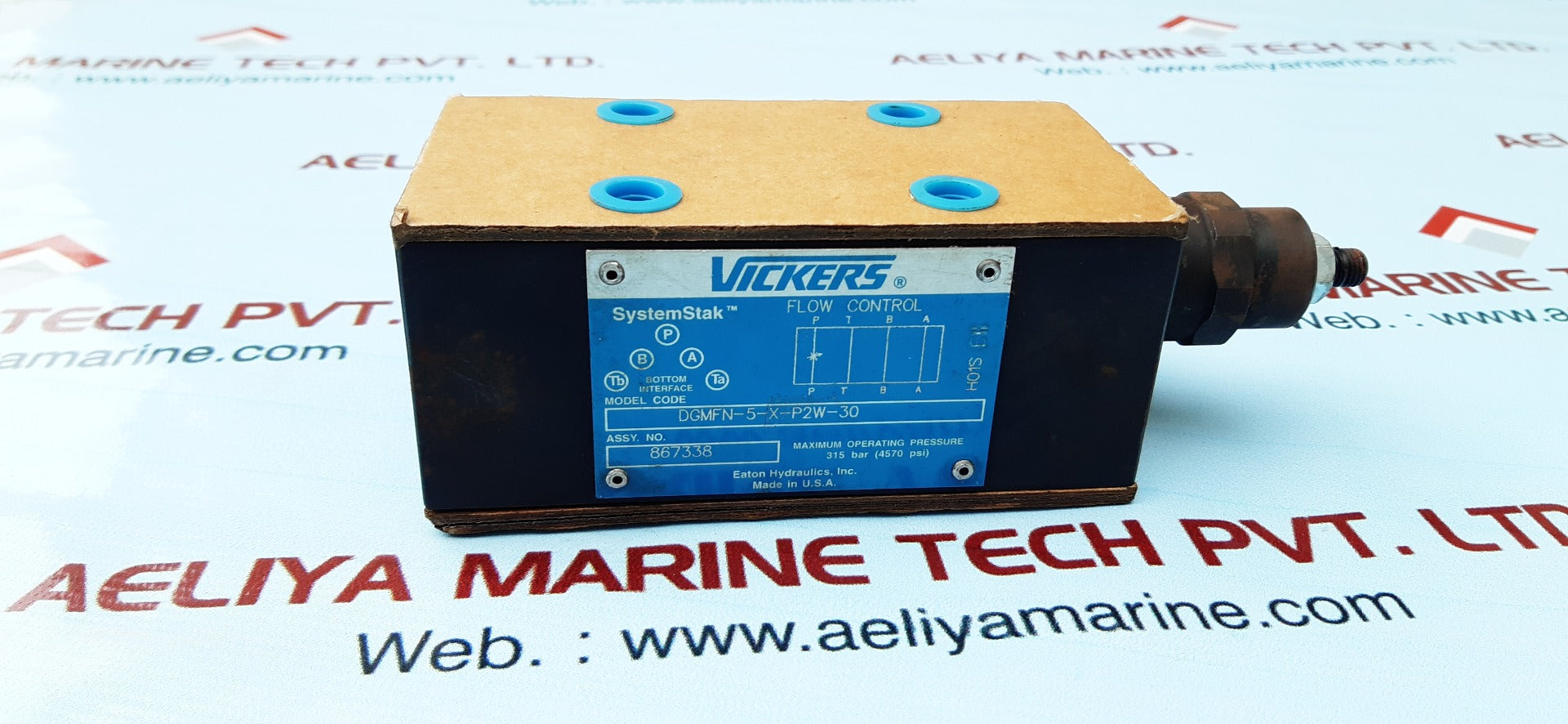 Eaton vickers dgmfn-5-x-p2w-30 system stak hydraulic flow control valve