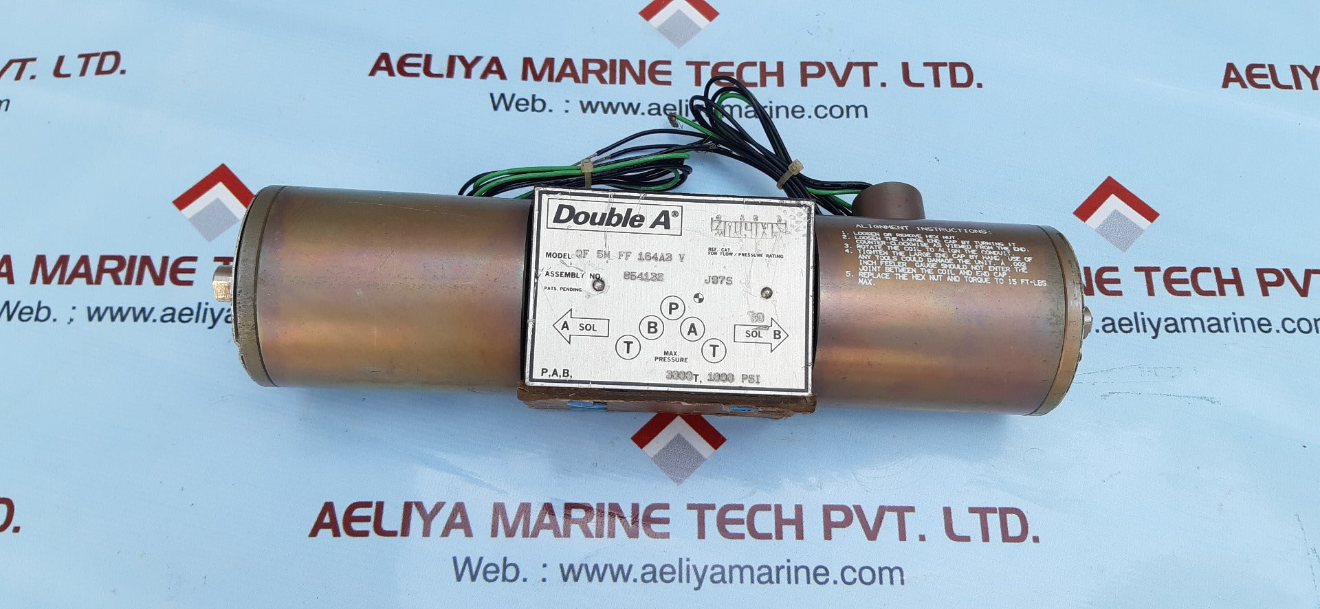 Double a qf 5m ff 164a3 v hydraulic valve