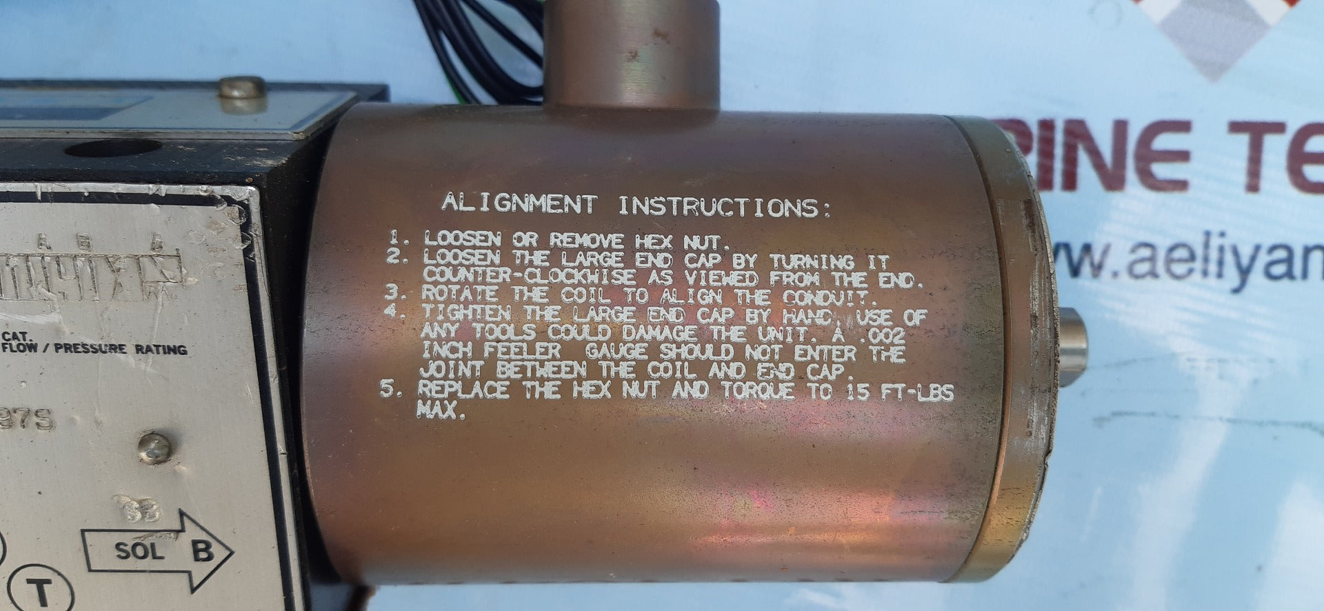 Double a qf 5m ff 164a3 v hydraulic valve