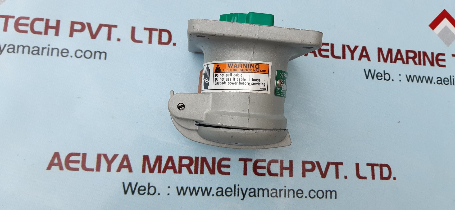 Appleton adr3033 powertite receptacle 30amp 3w 3p sty1