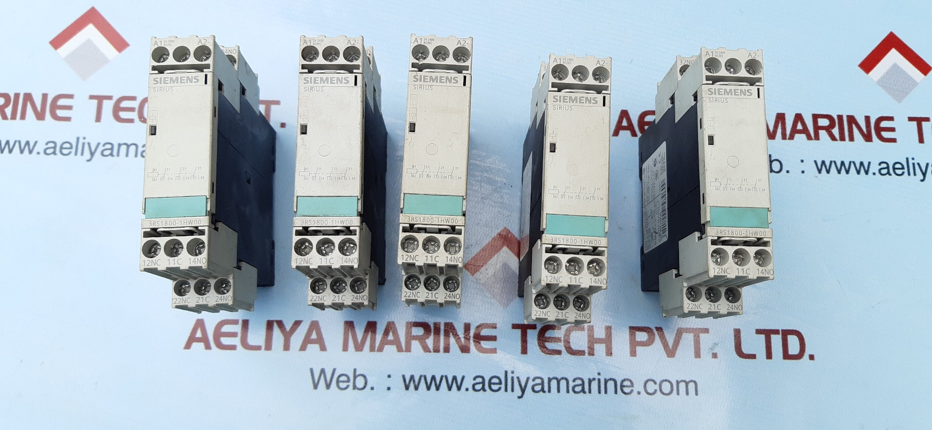 Siemens 3Rs 1800-1Hw00 Sirius Optocoupler Relay Module 24-240V