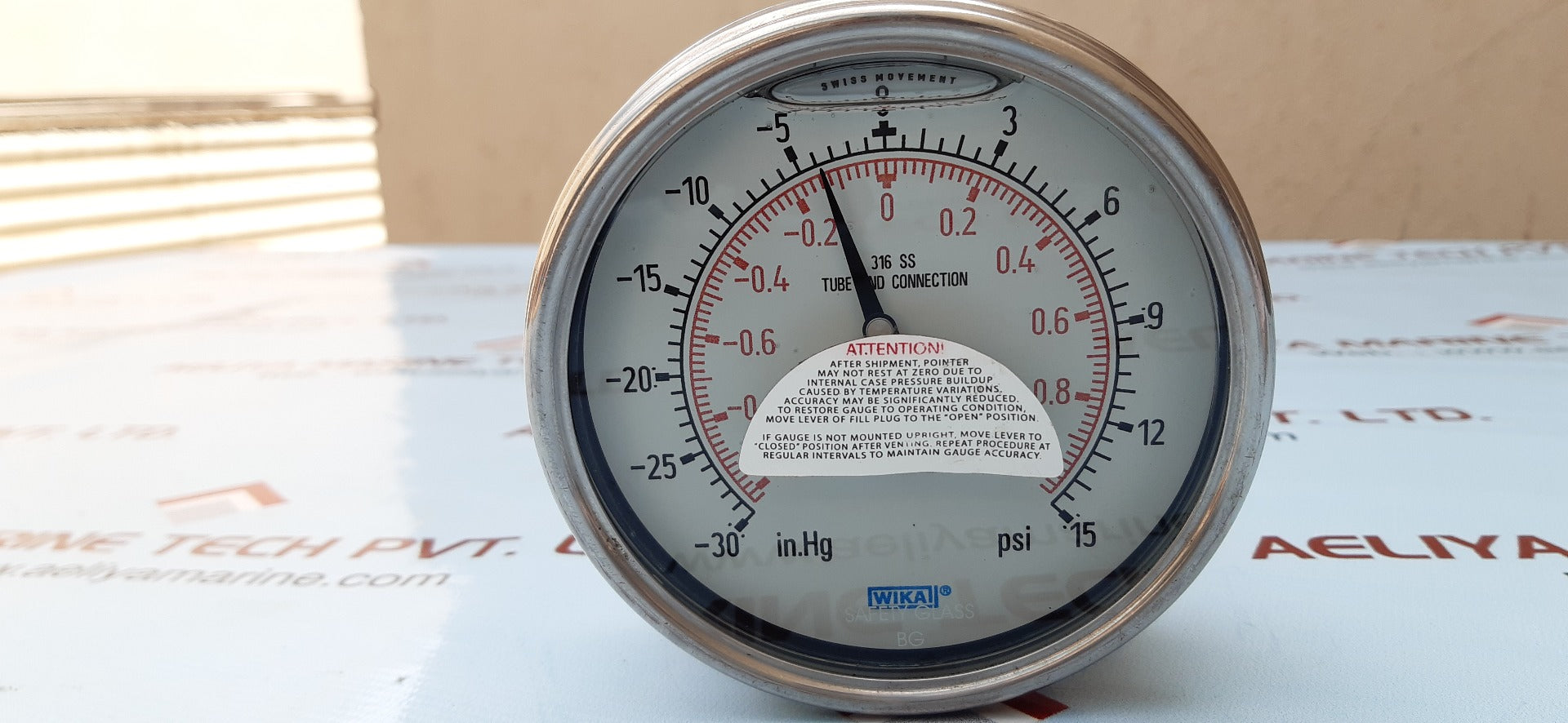 Wika 316 ss tube and connection