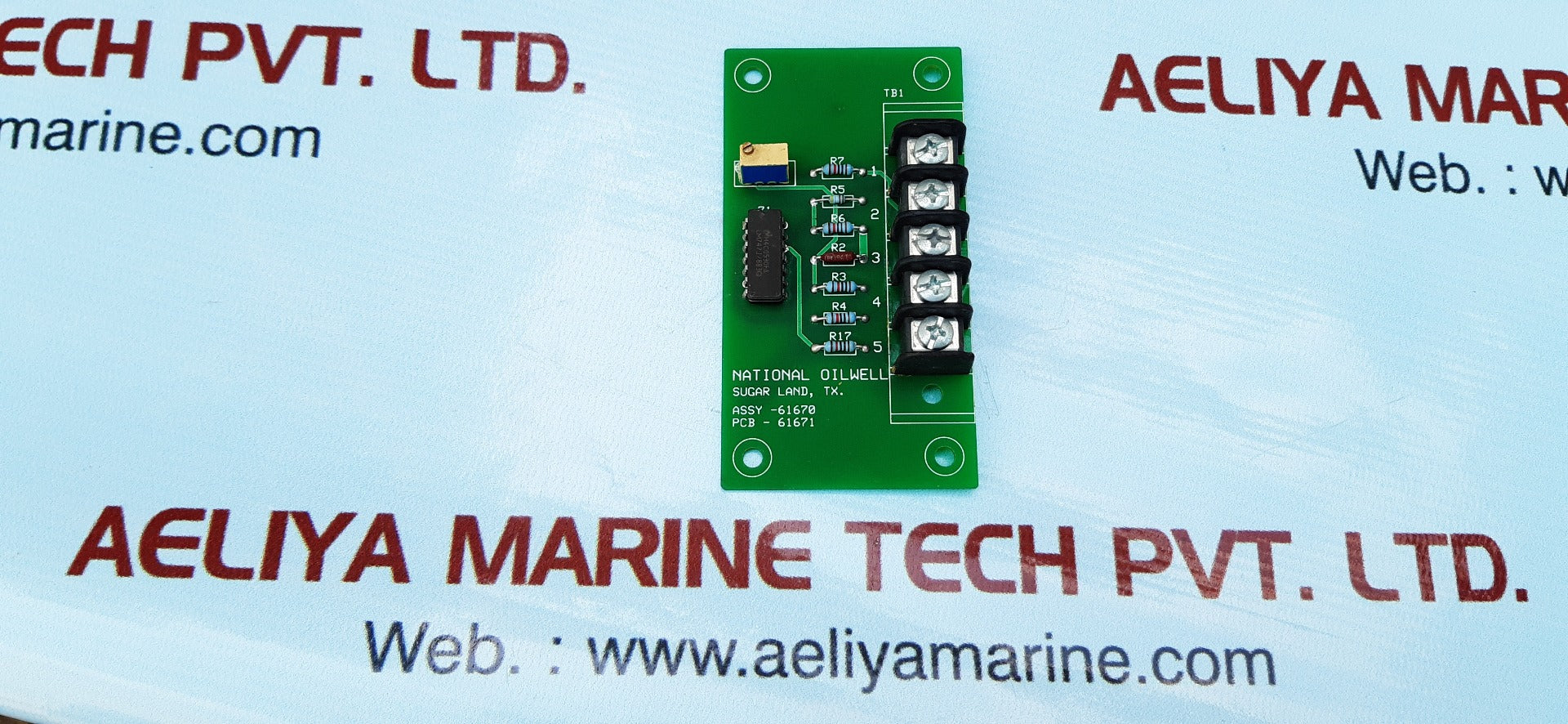 National oilwell 61670 pcb drill mode control 61670+77