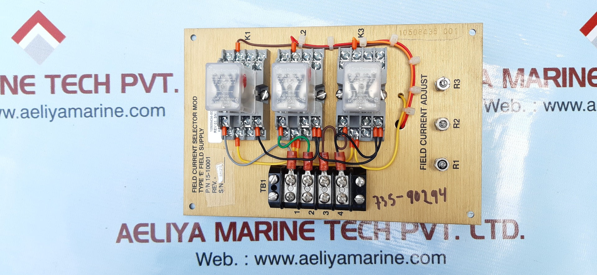 Field current selector 15-10001 pcb
