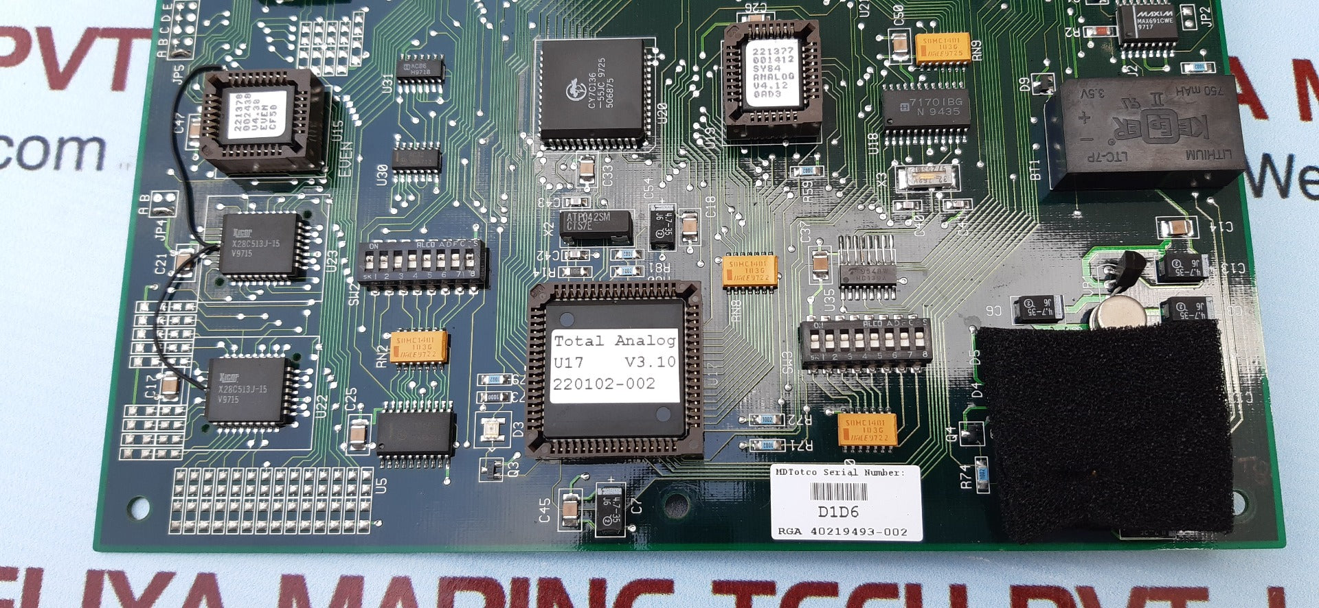 Md totco 219494 pc board 40219493-102