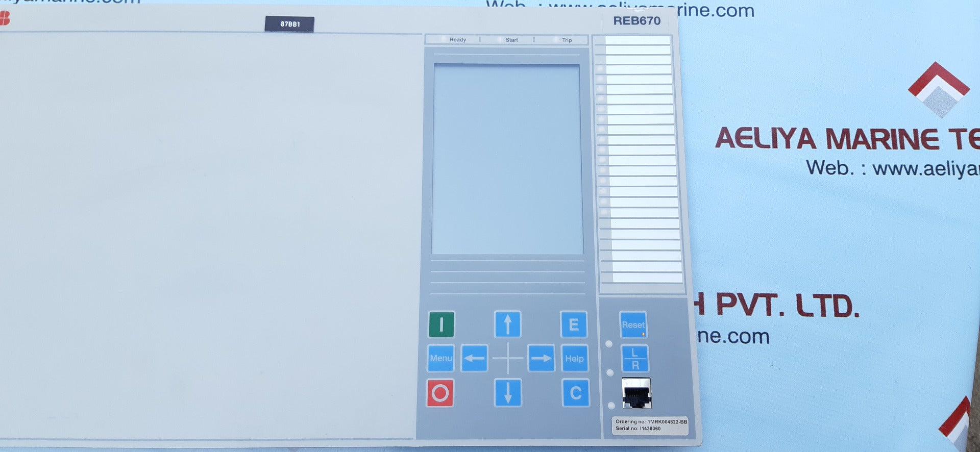 Abb reb670 display 1mrk000008-mbr02