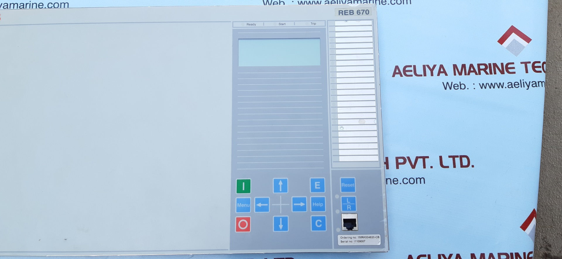 Abb reb670 display 1mrk00008-kb