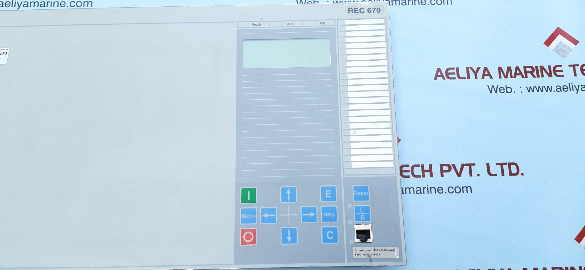 Abb rec670 display 1mrk00008-kb 1/1 small_re.r.io