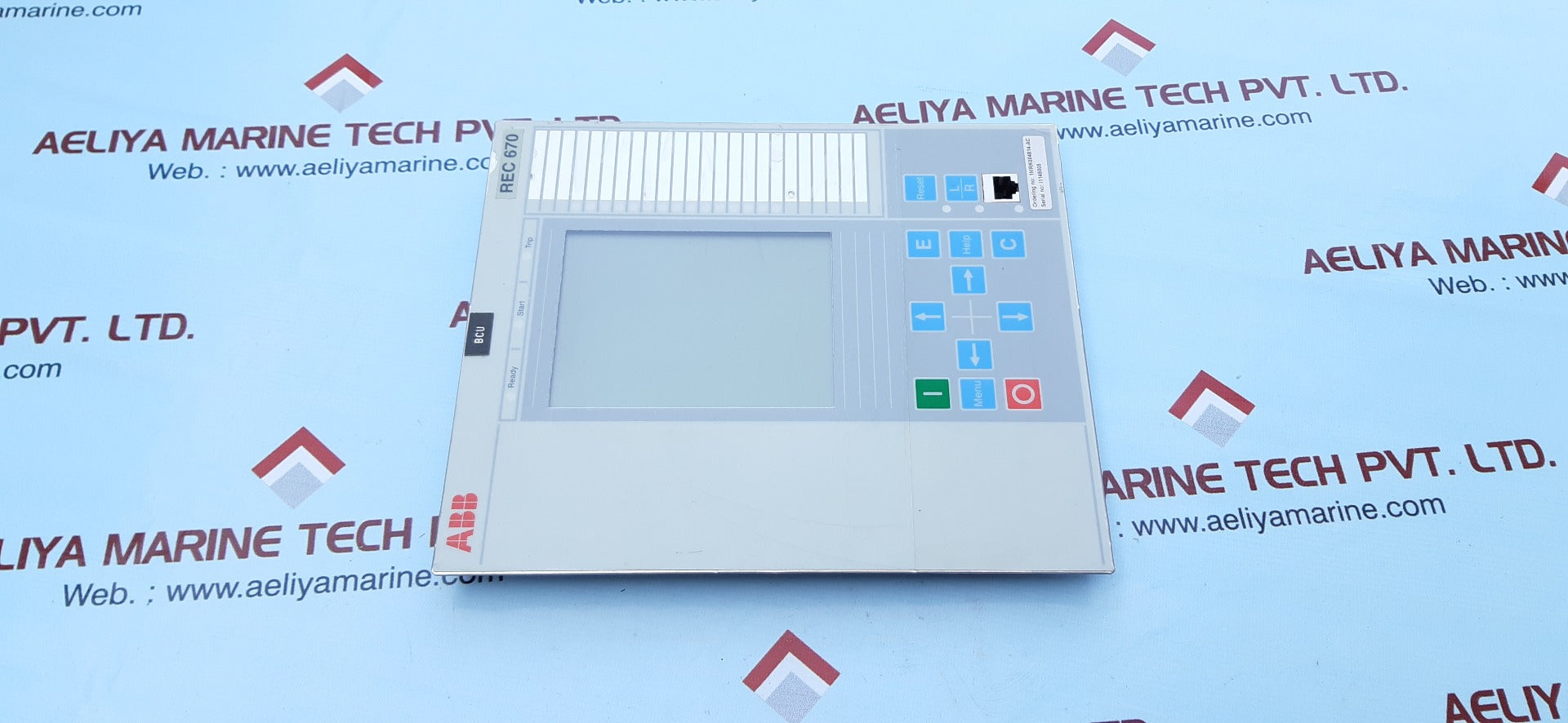 Abb rec670 display 1mrk000008-lb