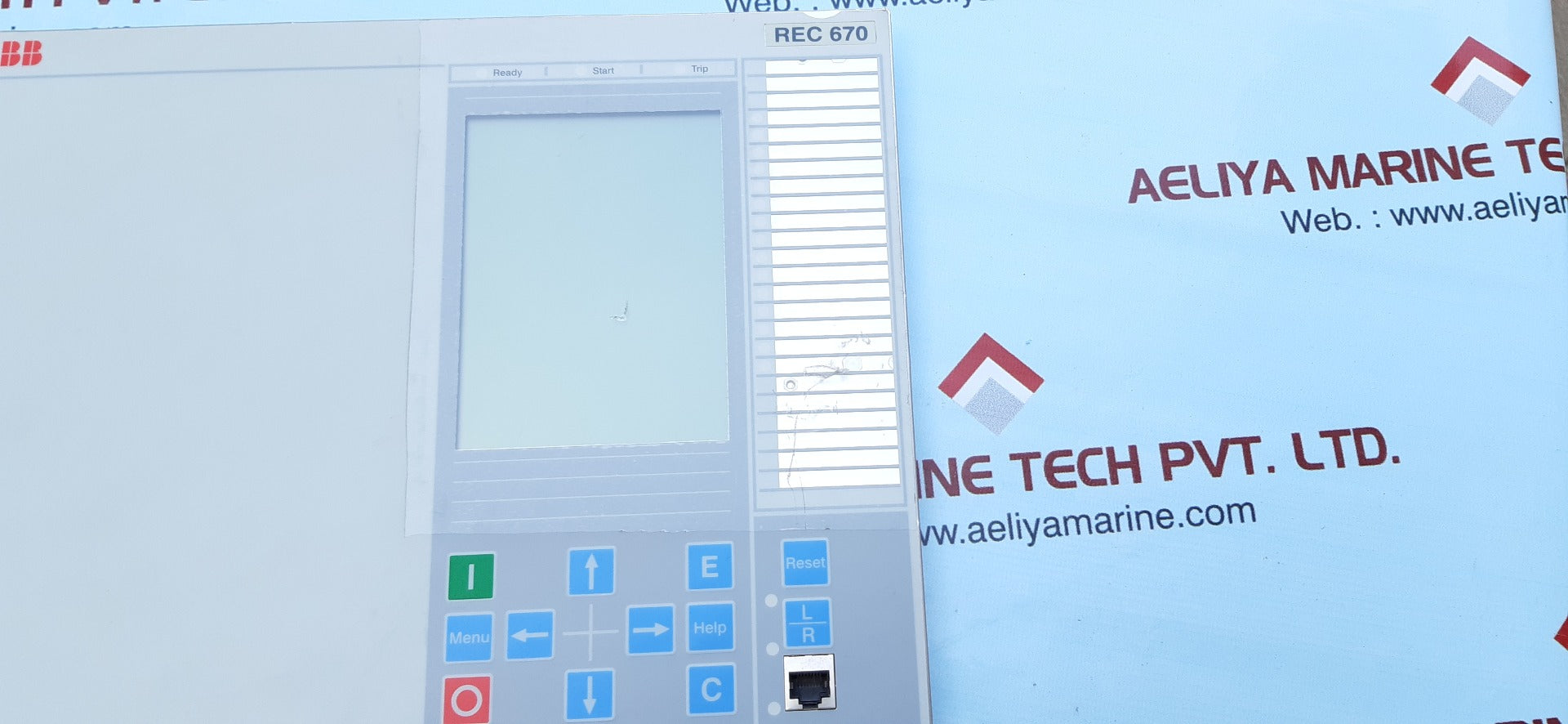 Abb rec670 display 1mrk000008-nb