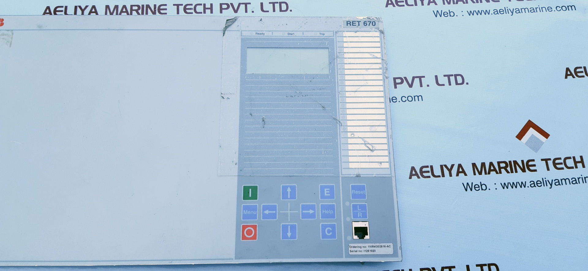 Abb ret670 display 1mrk00008-kb