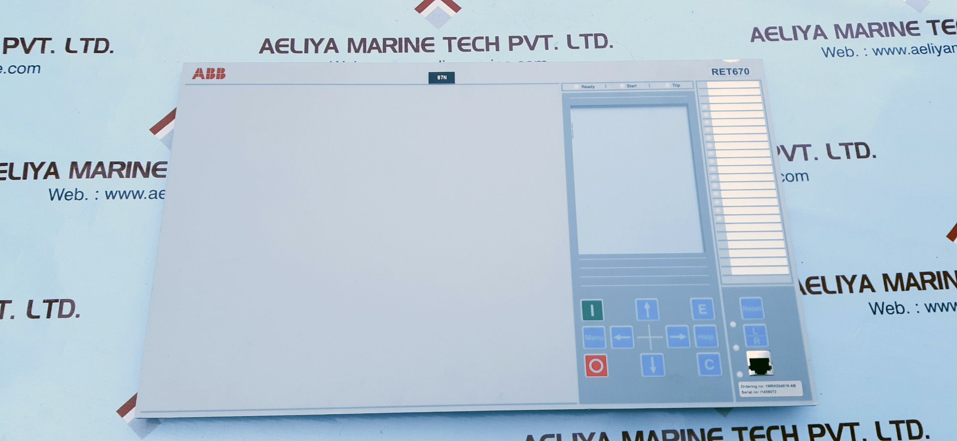 Abb ret670 display 1mrk000008-mbr02