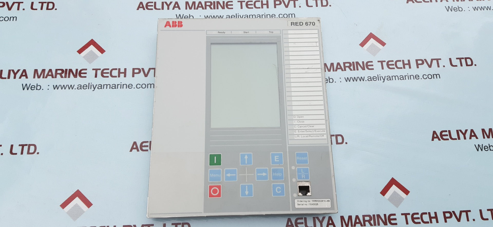 Abb red670 display 1mrk00008-lb