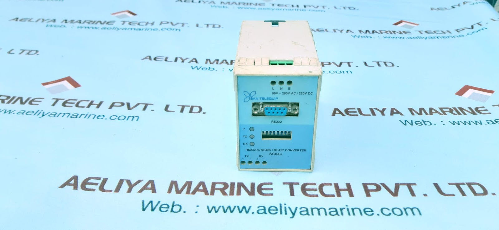 San Telequip Sc04U Rs232 To Rs485/Rs422 Converter 90V~265V Ac/220Vdc
