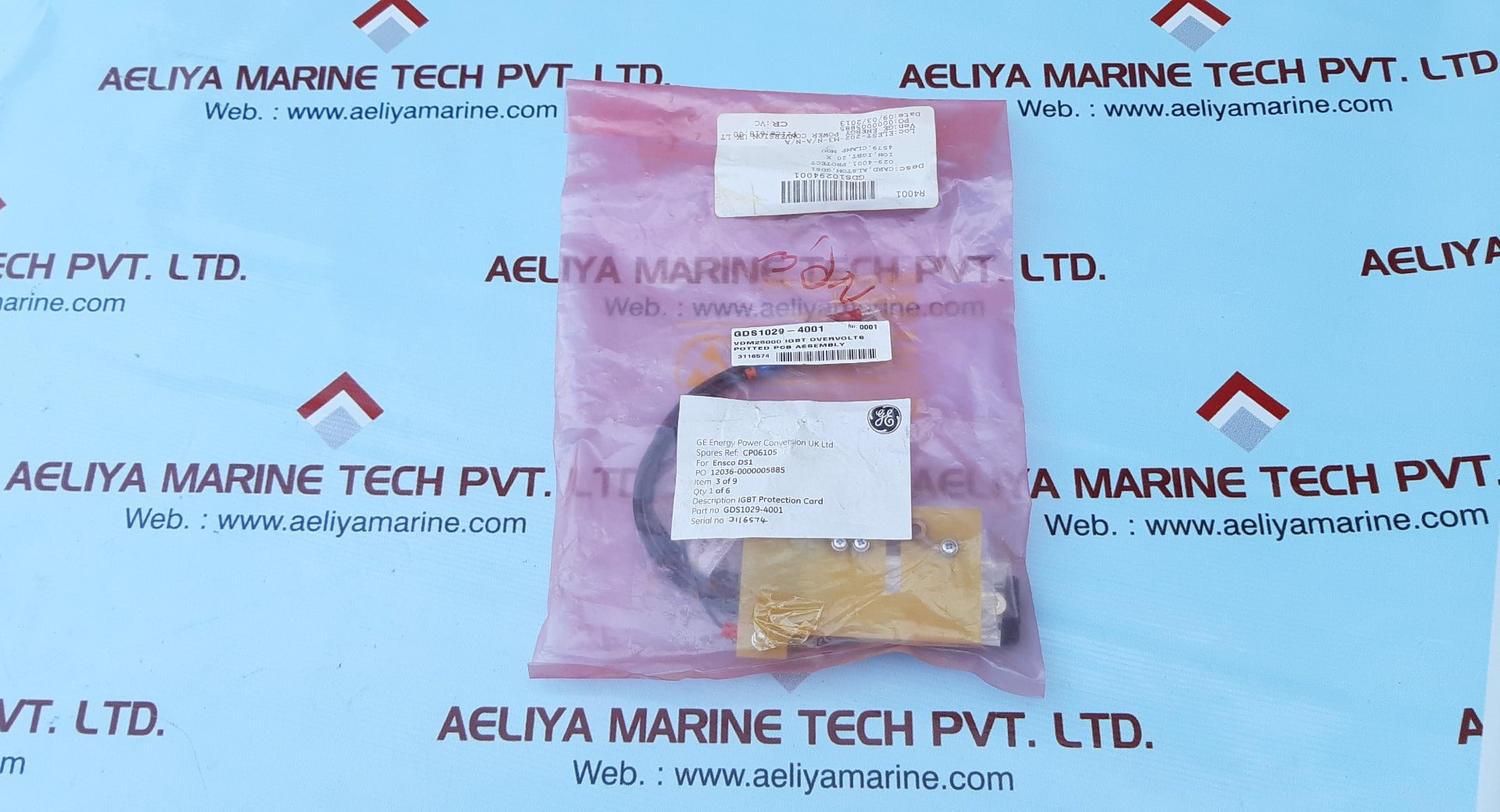 Ge energy gds1029-4001 igbt protection card