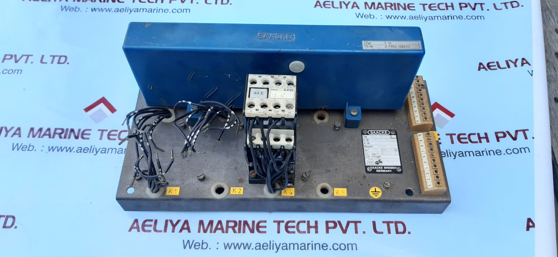 Saacke bac 2000 burner control unit 220 v