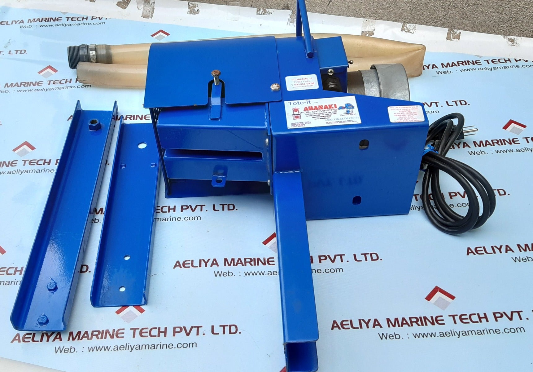 Abanaki st4cr oil skimmer motor tote-it 1lpn3 hp/cv:1/20