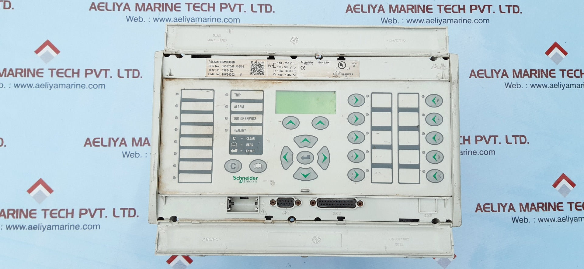 Schneider Micom P543 Current Differential Protection Relay P54331Pb6M0D08M
