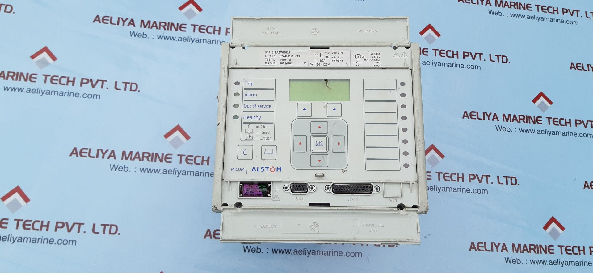Alstom Micom P141 Feeder Management Relay P141311A2M0460J