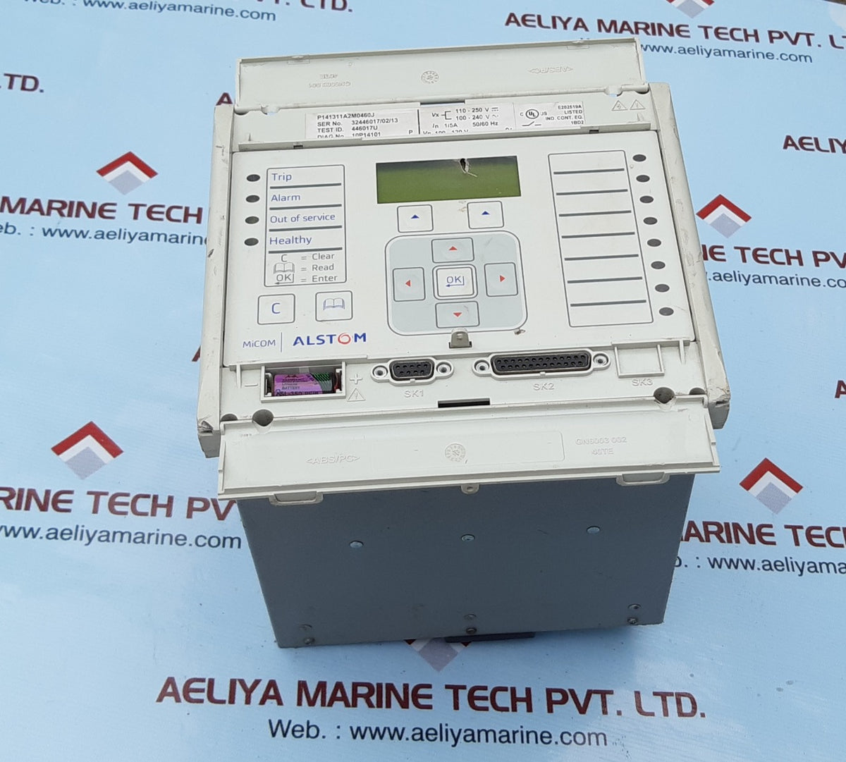 Alstom Micom P141 Feeder Management Relay P141311A2M0460J – Aeliya Marine