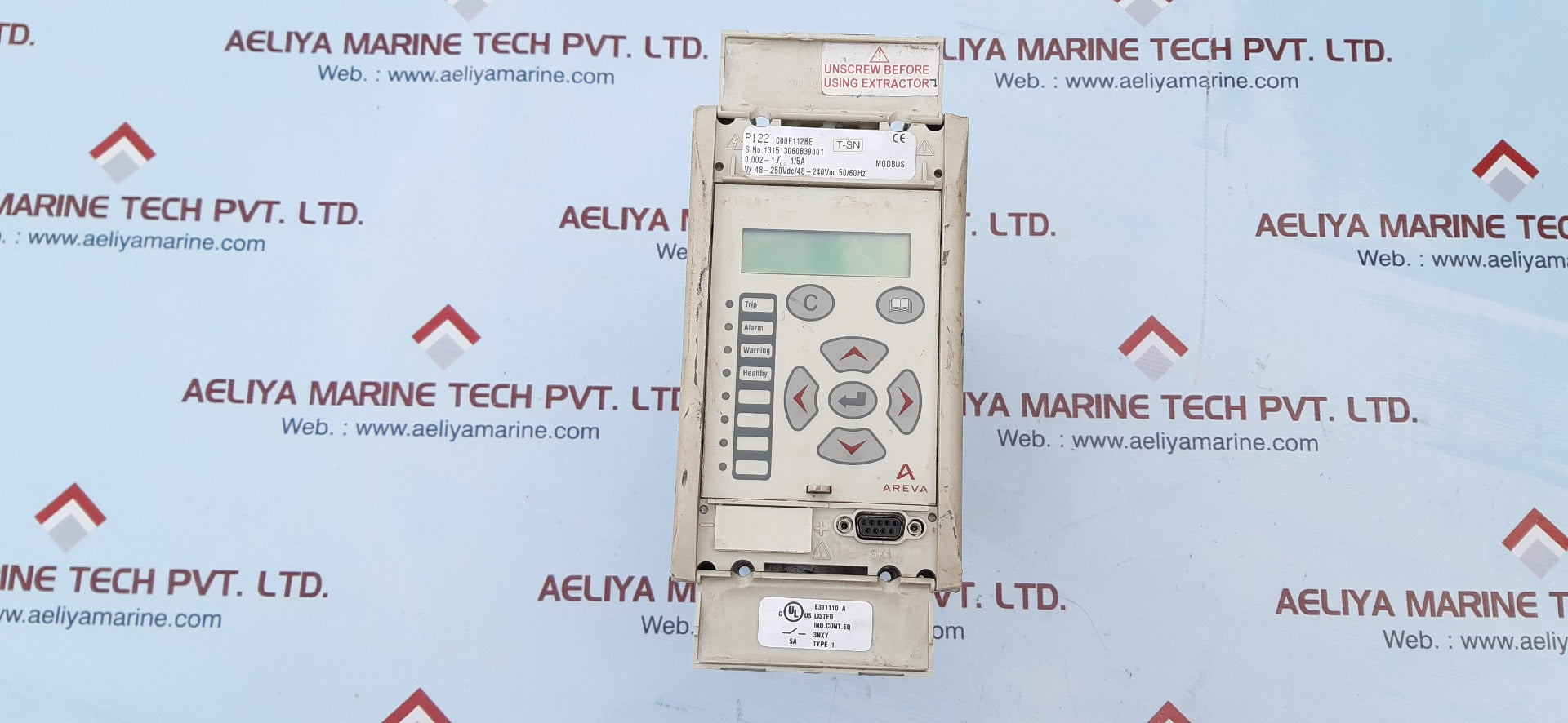 Areva Micom P122 Overcurrent Relay P122C00F112Be (Not Working)