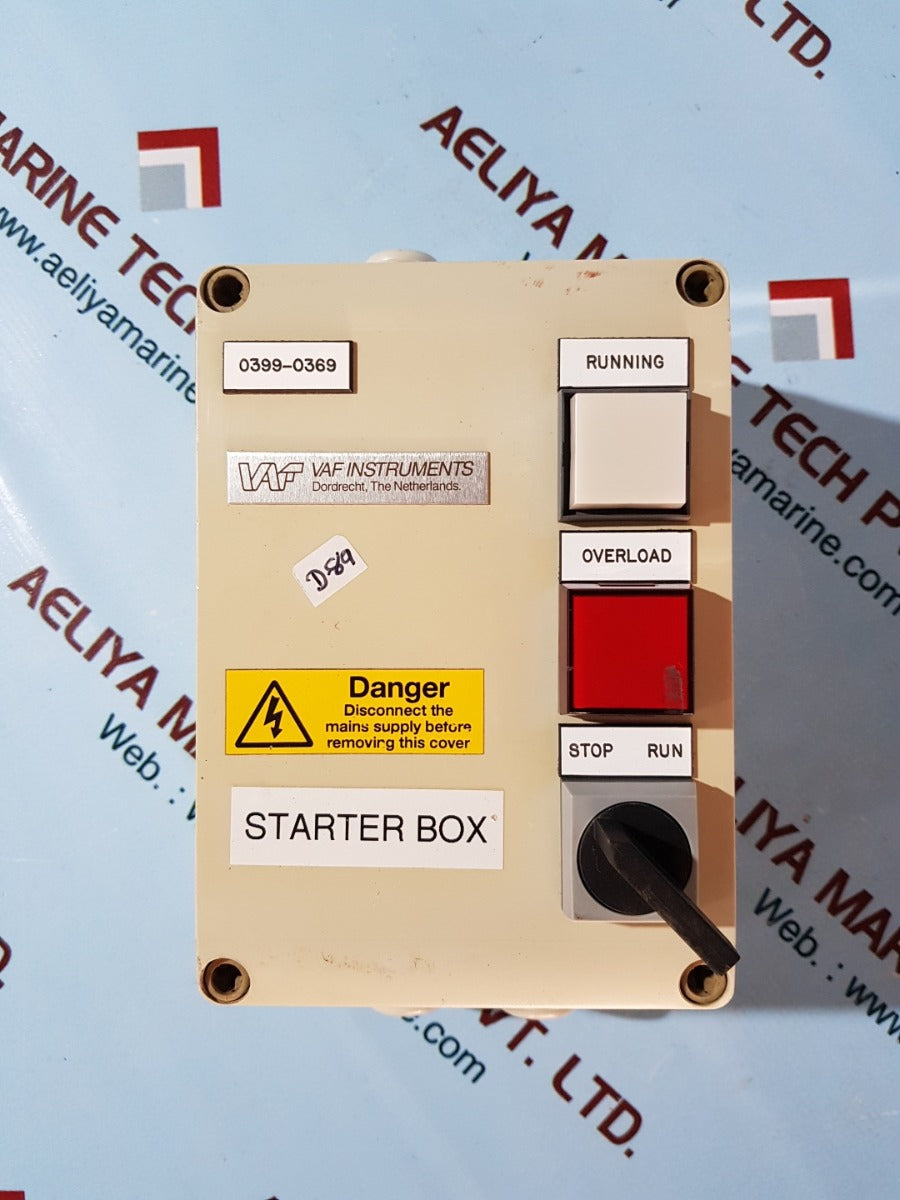 Vaf instruments 0399-0369 starter box