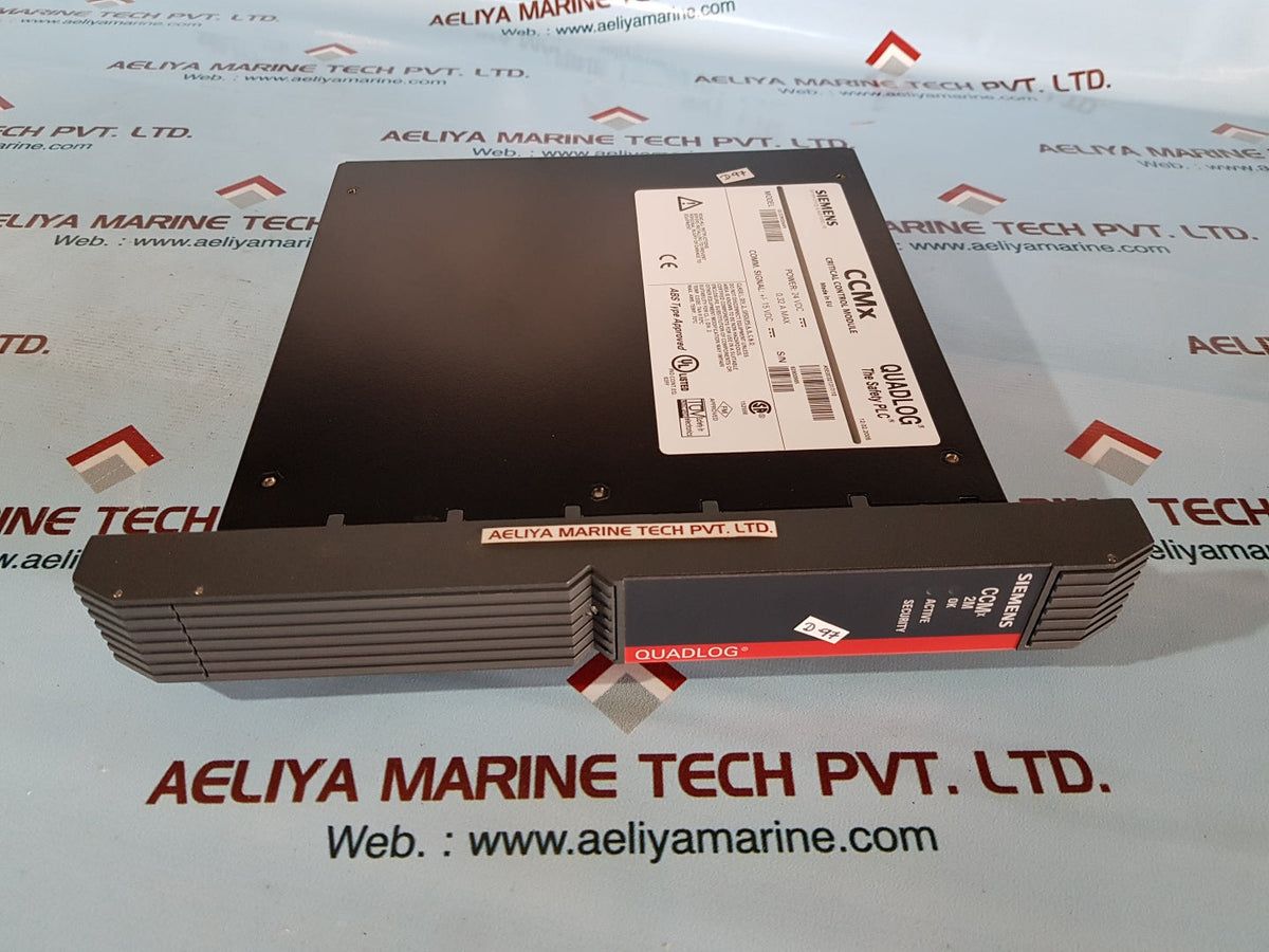 Siemens qlccm32aan ccmx quadlog critical control module – Aeliya Marine