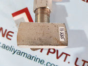 Marsh n1512 needle valve 10000 psi