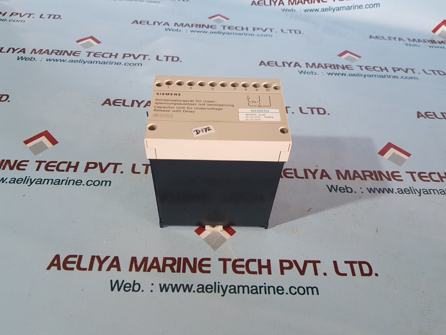 Siemens 3wx3156-3jj00 circuit breaker ac 220-240v 50/60hz