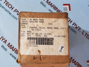Dormeyer Gaylord 8918 control valve 120v 60hz
