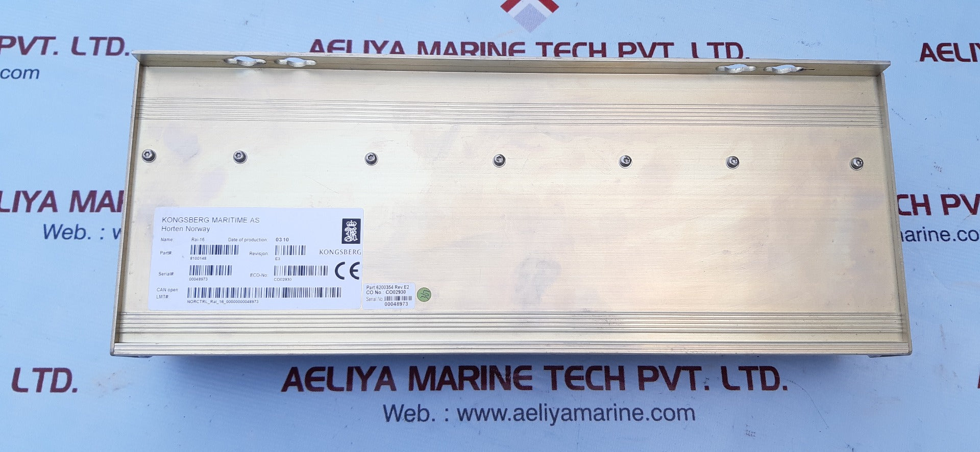 Kongsberg rai-16 rev.e3 marine store spare 6200354