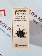 Electromatic sa 105 115 delay on operate 115v 0,8-18sec