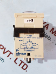 Selectron 55-u P11-2 Timer Relay 24 To 230Vac/Dc