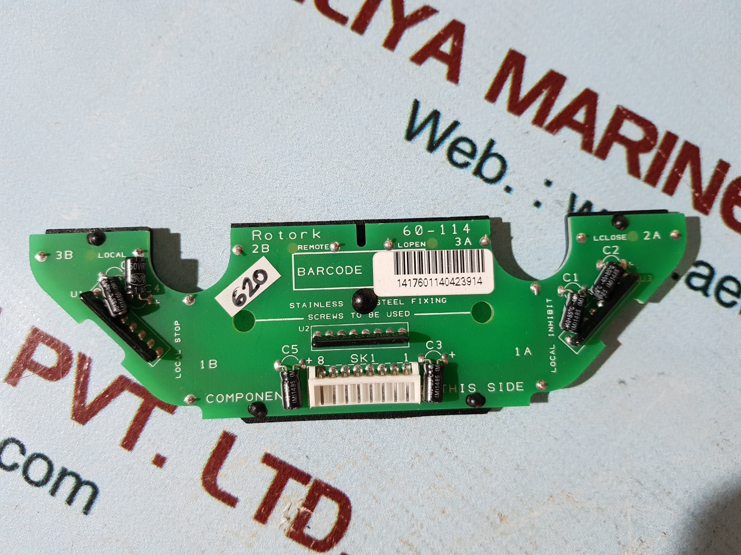 Rotork 60-114 local control panel