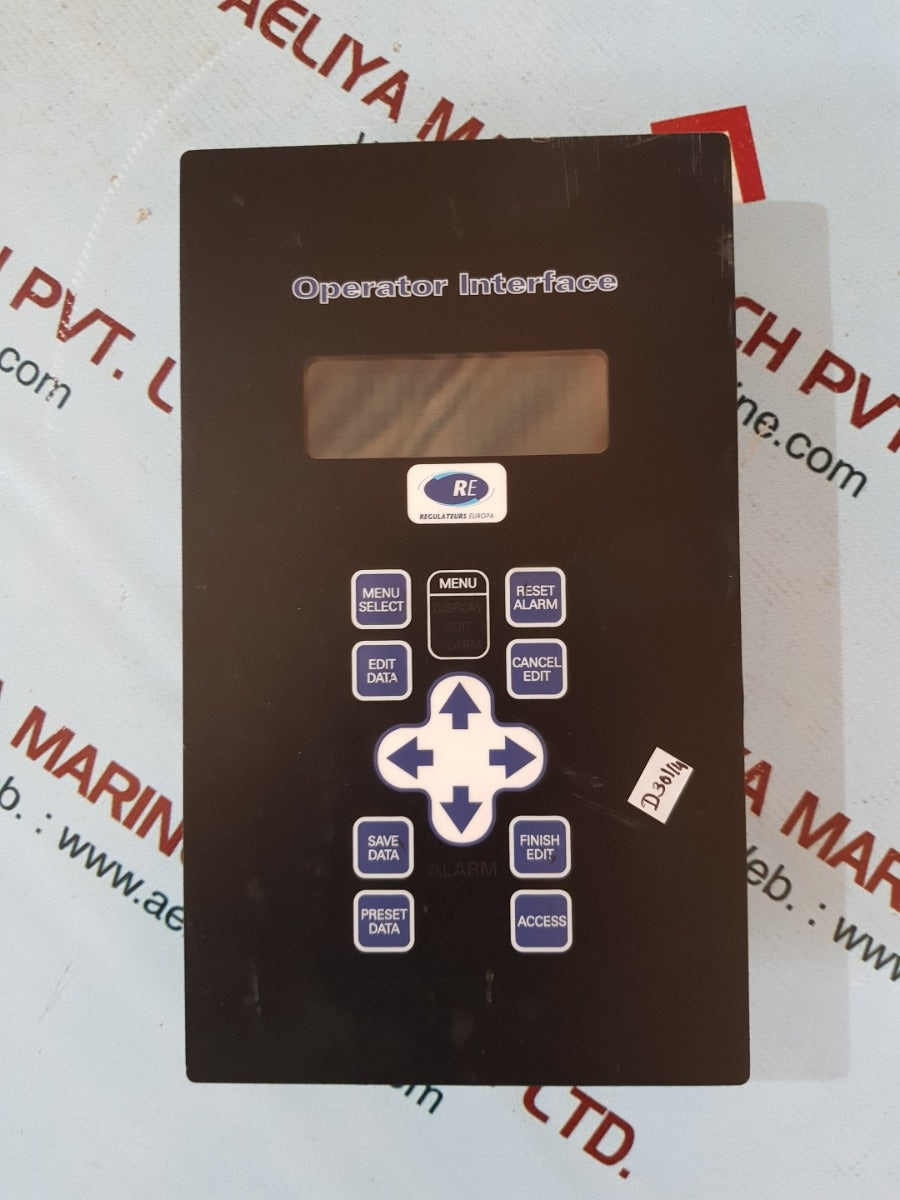 Regulateurs europa viking hmi operator interface part 2500g024