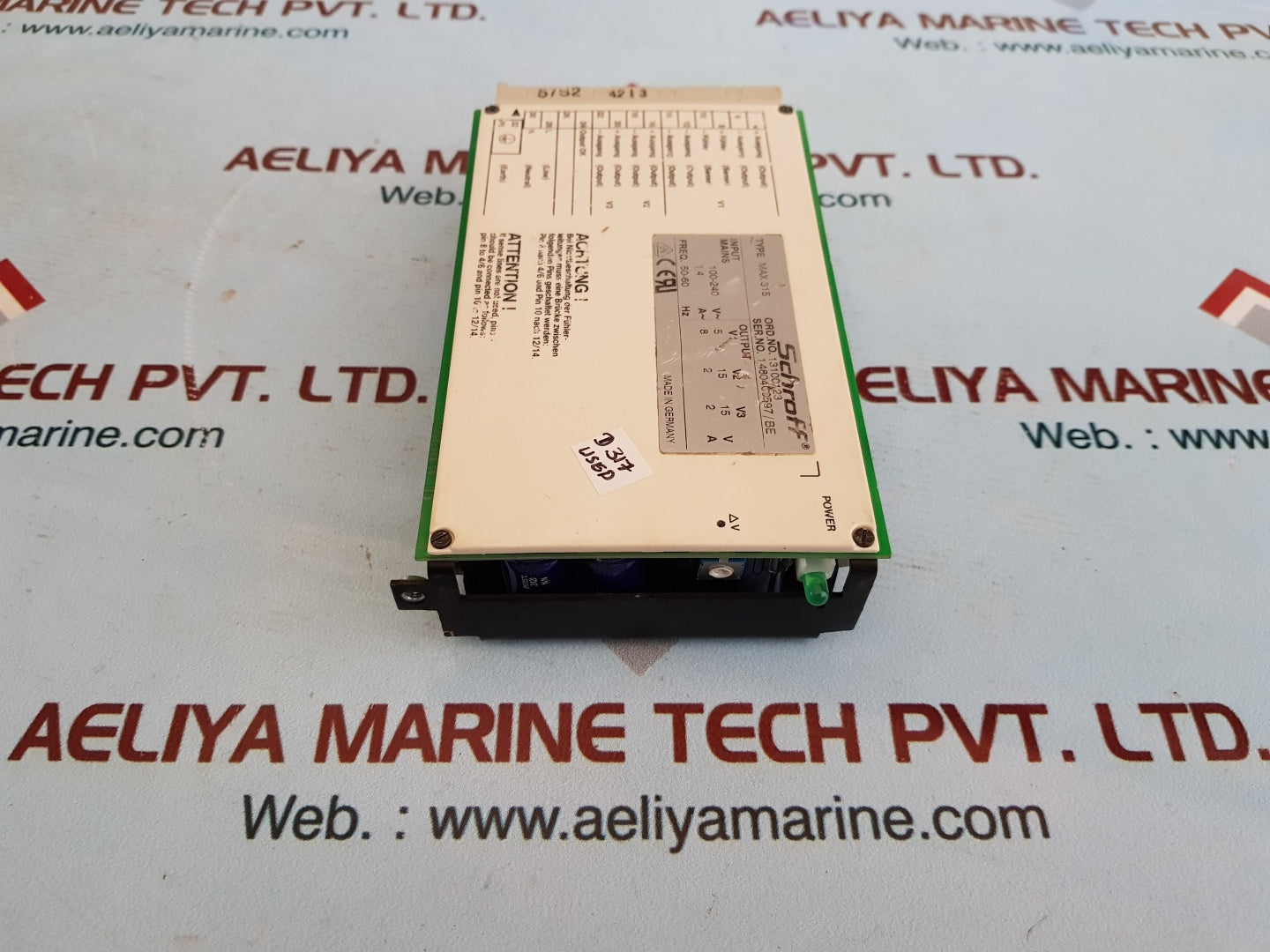 Schroff max 315 power supply