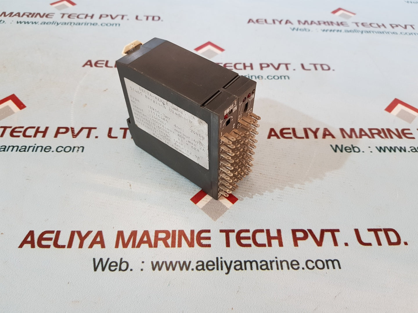 Deuta bws6.3my output relay 24v 2400hz