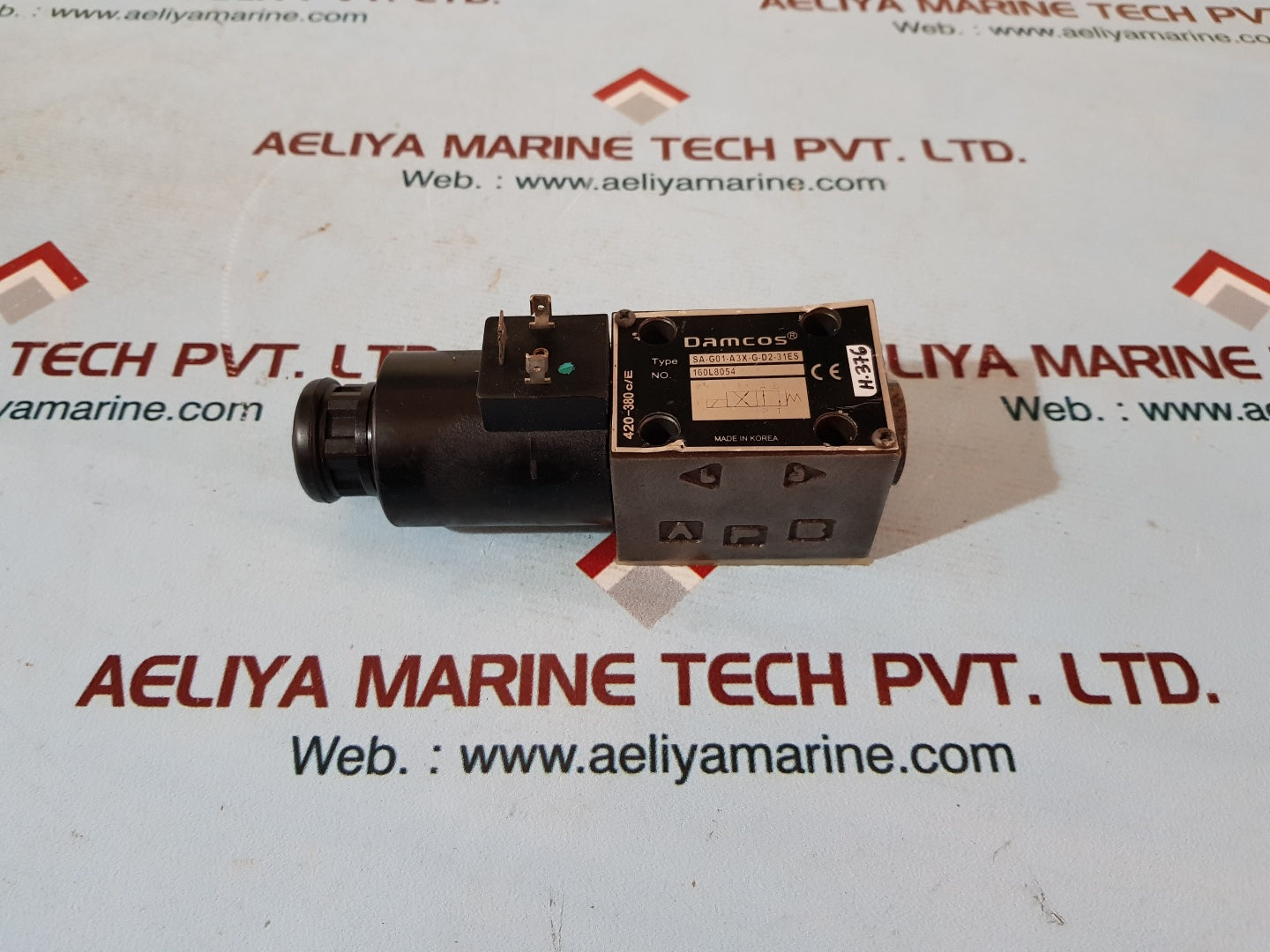 Damcos sa-g01-a3x-g-d2-31es solenoid valve 420-380 c/e